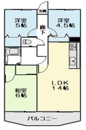 ブランカーラの物件間取画像